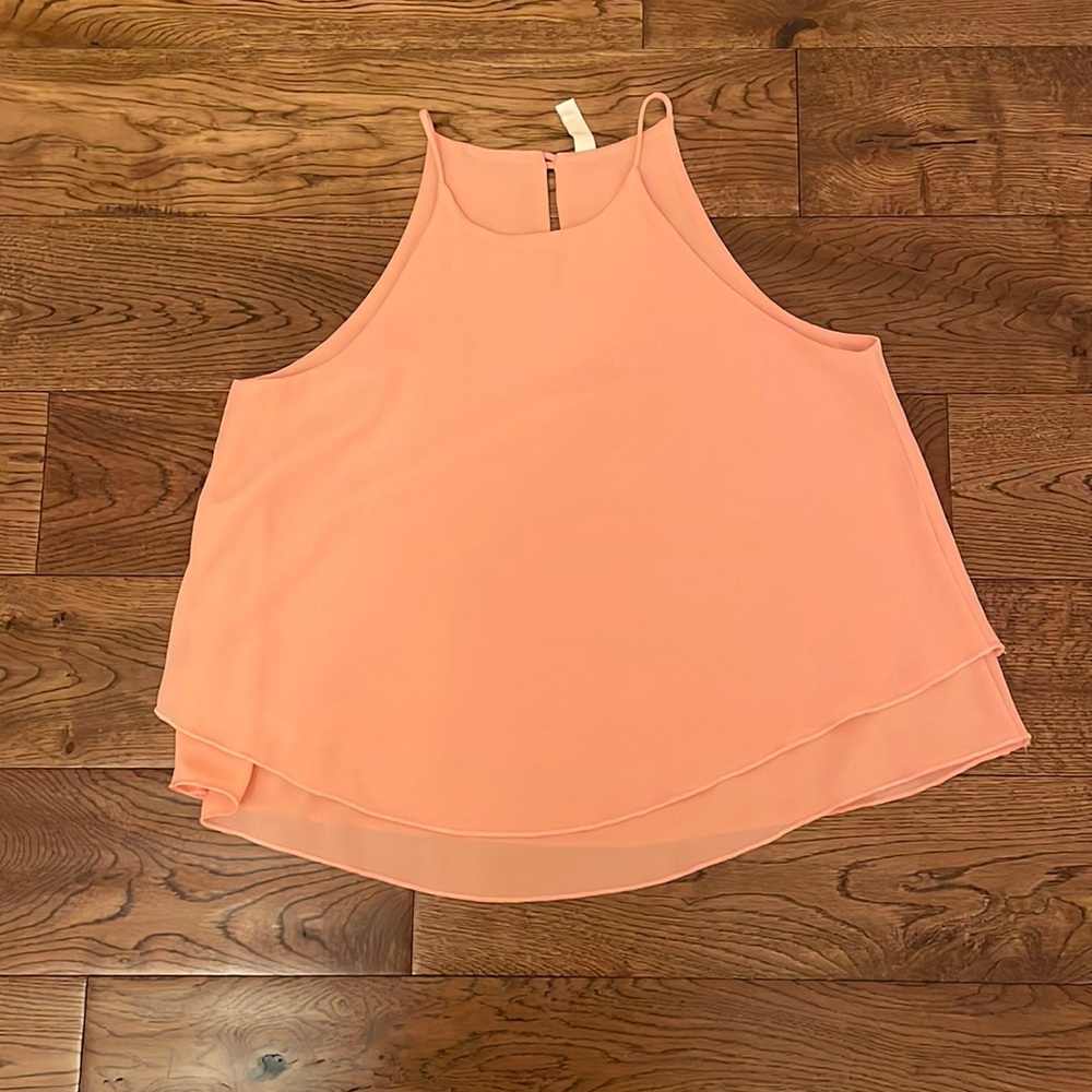 Pink tank blouse